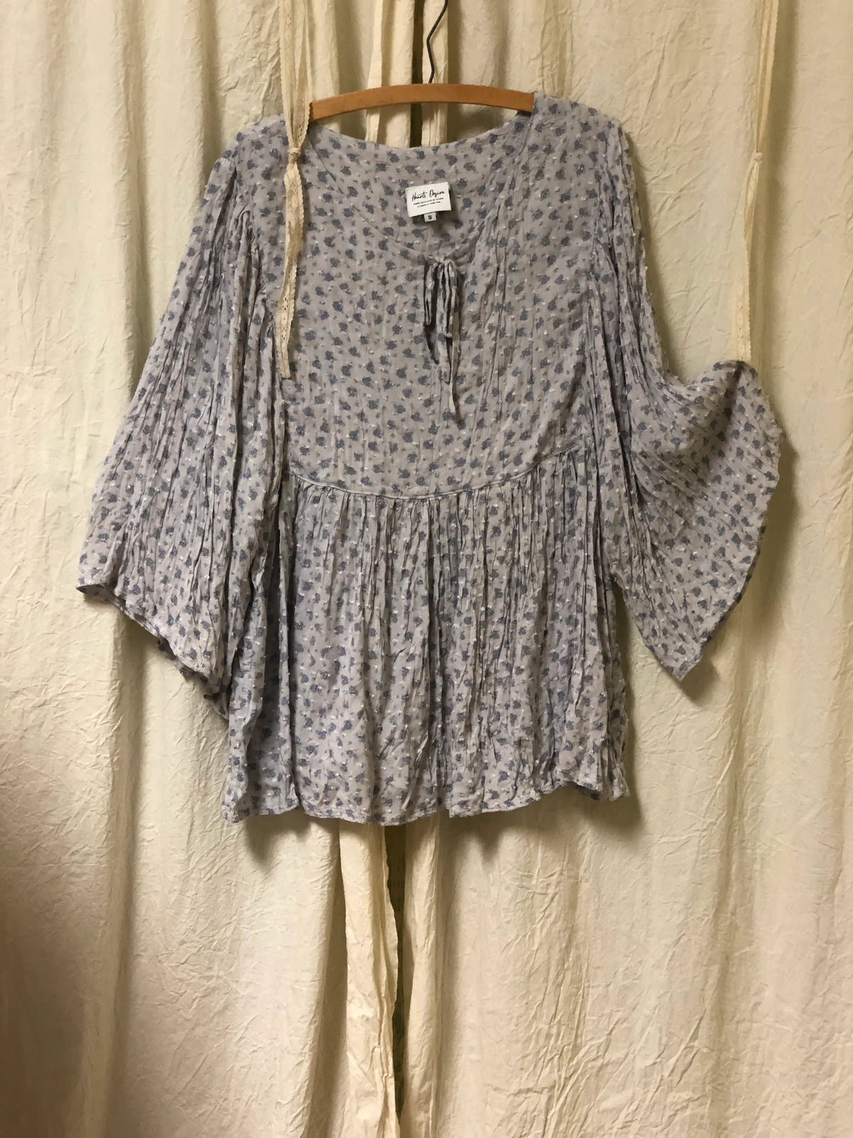 Sara Top Dotted Swiss Rayon Lawn