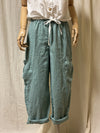 Cargo Capri Linen