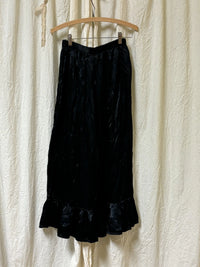 Janis Pant Crop in Rayon Satin, USA