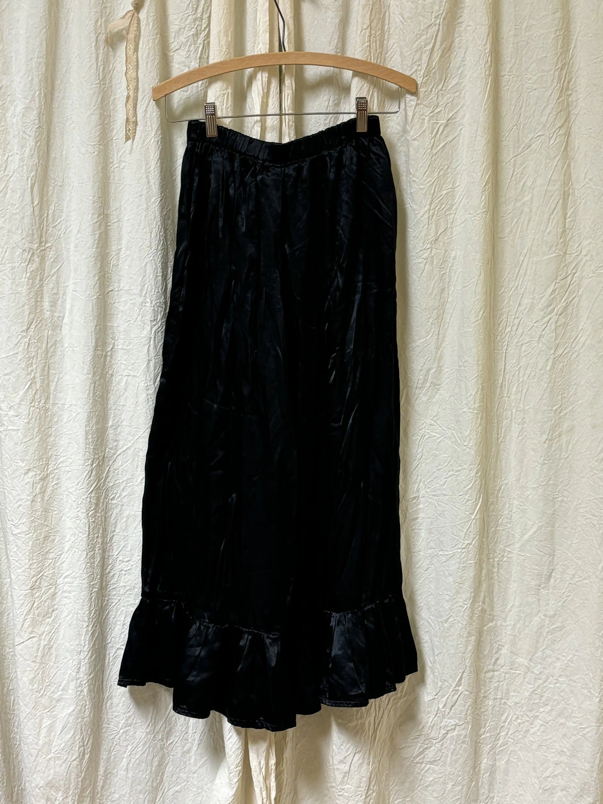 Janis Pant Crop in Rayon Satin, USA