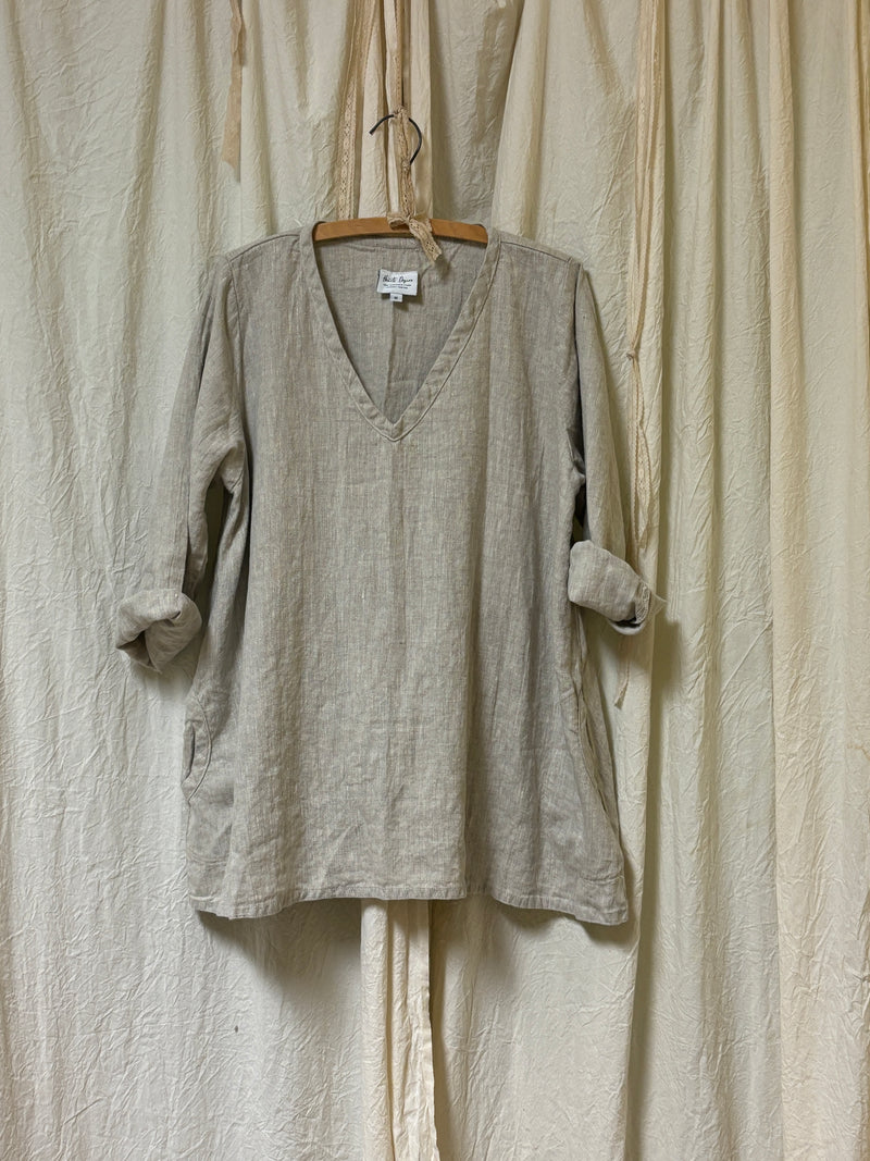 Zoe Top, Linen