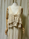Ruffle Vest Cotton Lace, USA