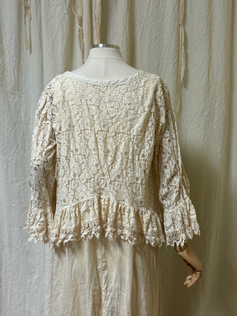 Sophia Over Top Cotton Lace  USA