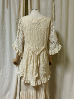 April Jacket Cotton Lace Tea Stain