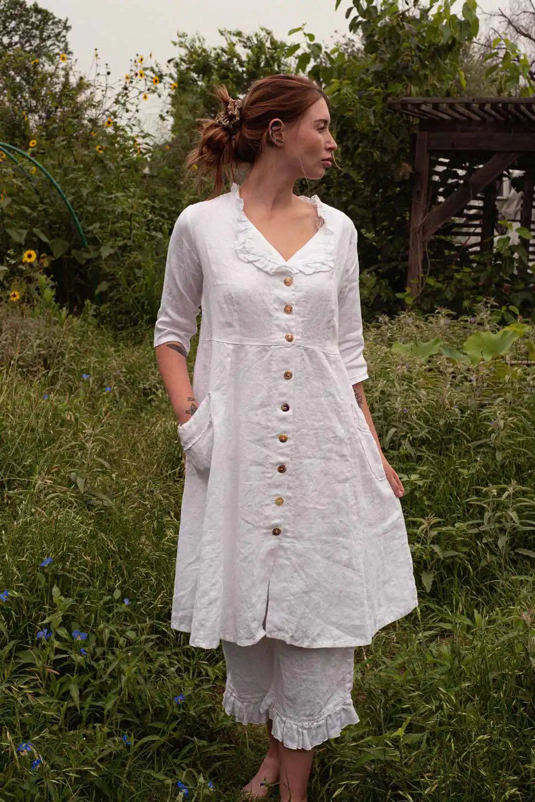 Audrey Dress in Linen