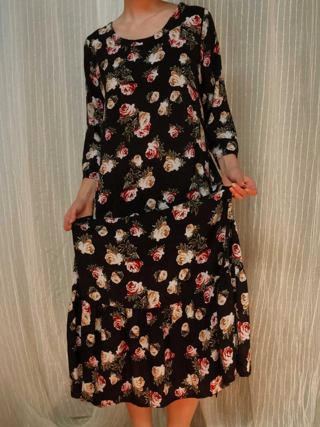 Fairy Dress in Rayon Floral Heart's Desire Clothing Fairy Dress in Rayon Floral Heart's Desire Clothing