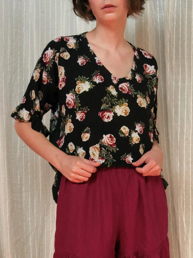 Breezy Top Rayon Floral