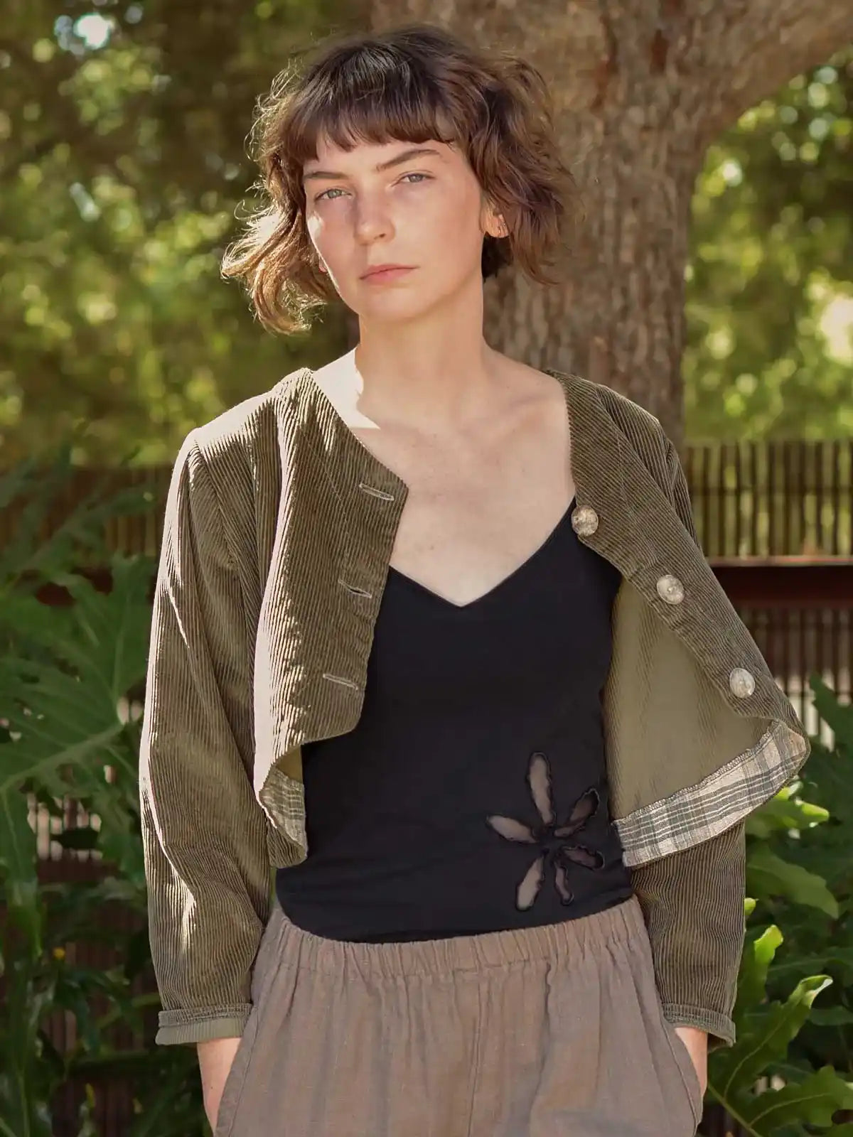 Bolero Jacket Corduroy