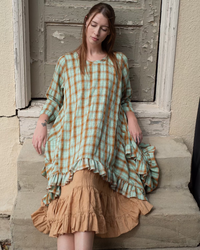 Flutter Top in Seersucker, USA