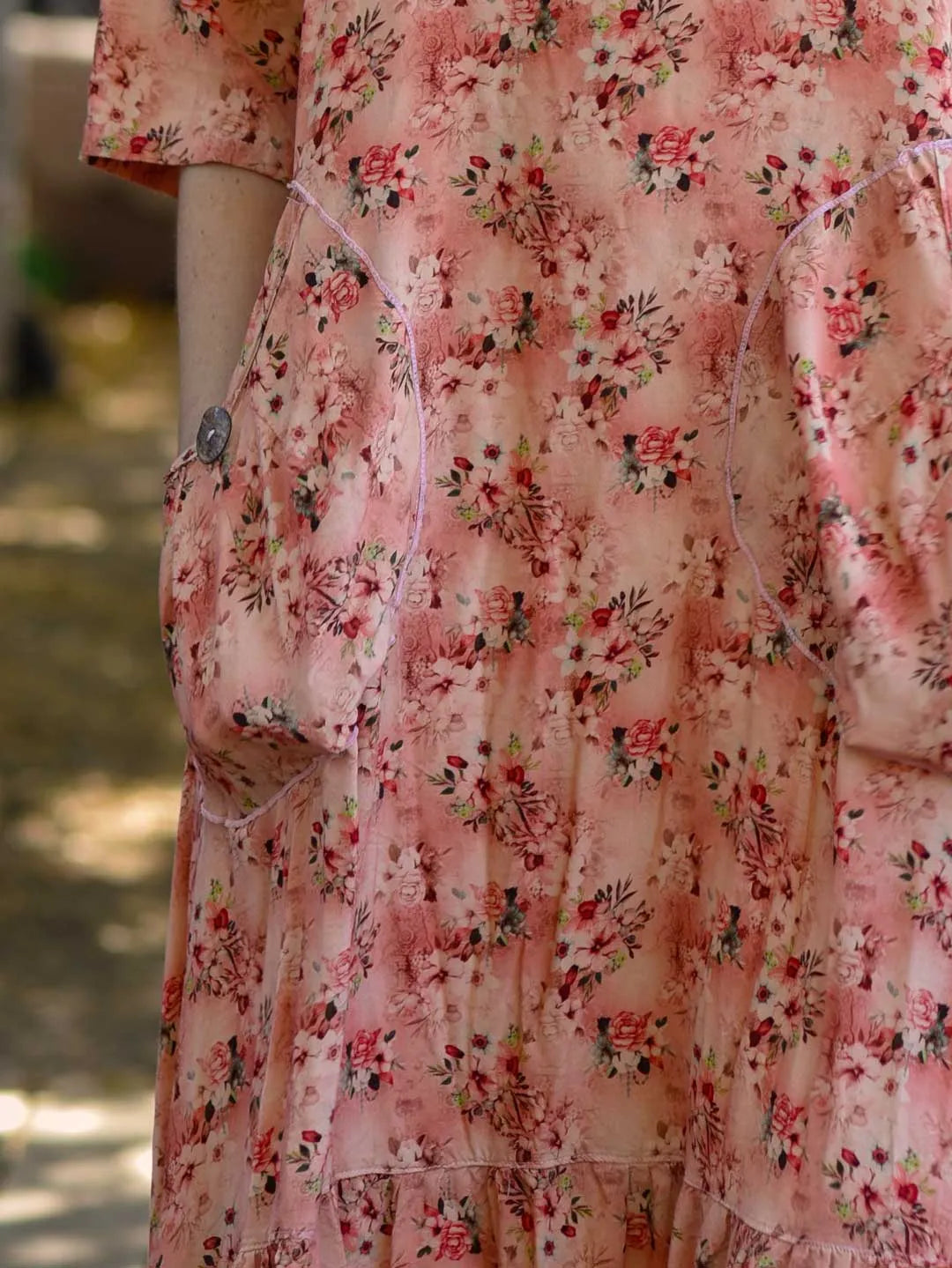 red prairie dress Prairie Dress Red Floral