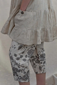 Cargo Capri Linen