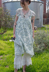 Arminda Pinafore Floral Linen