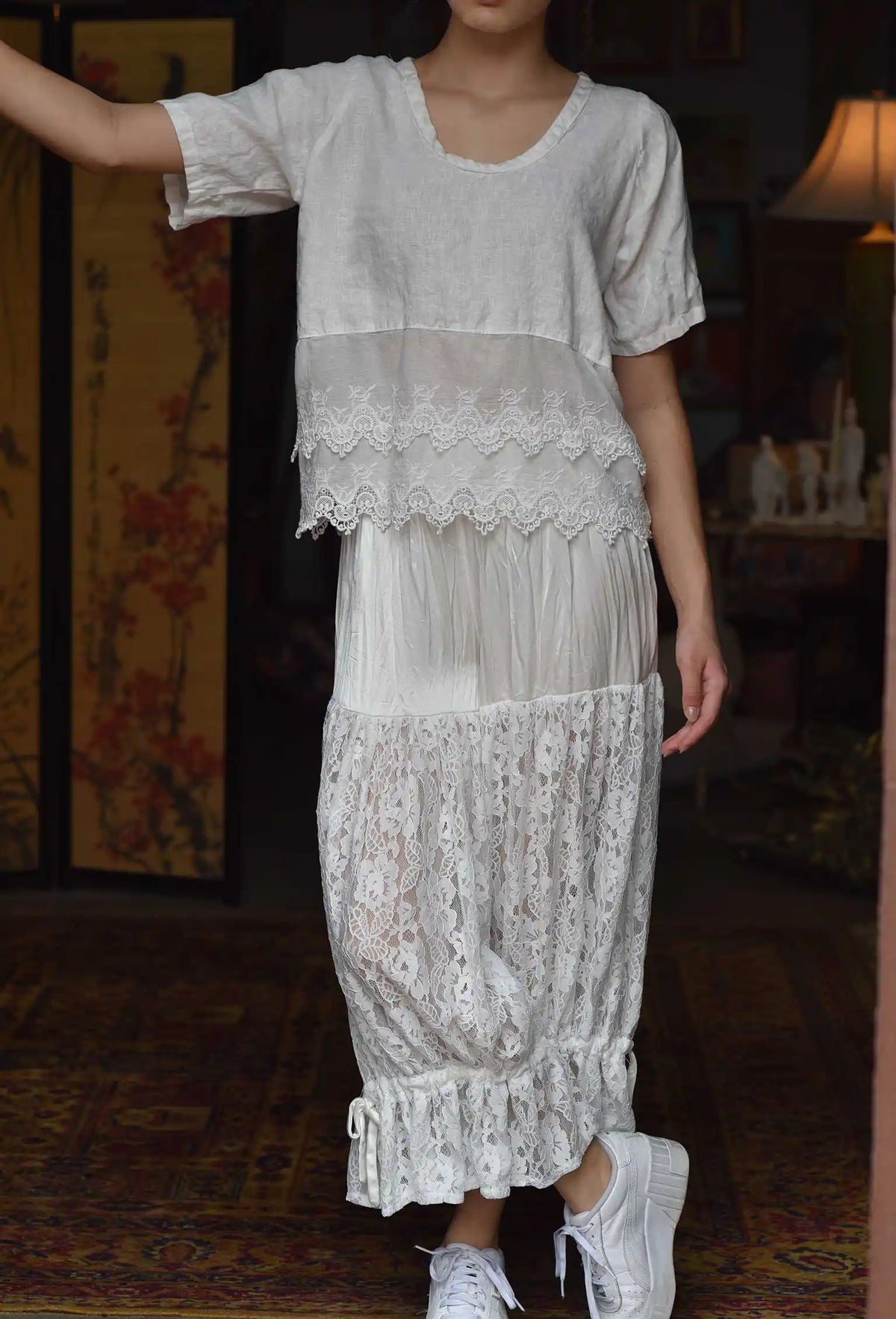 Jasmine Bloomer in Lace