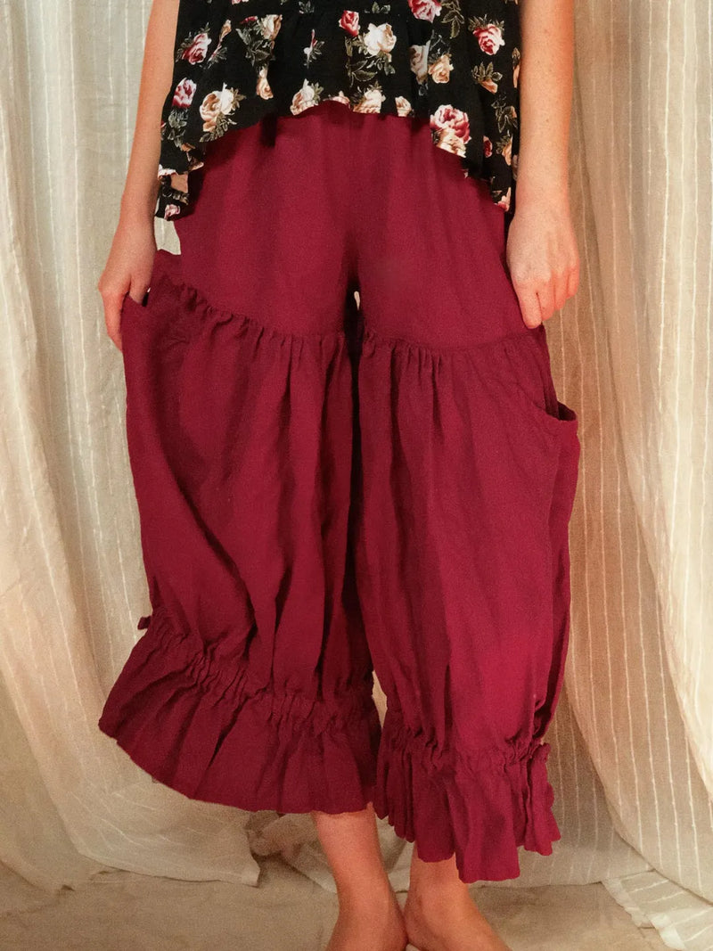 Jasmine Pant in Linen - Heart's Desire Clothing