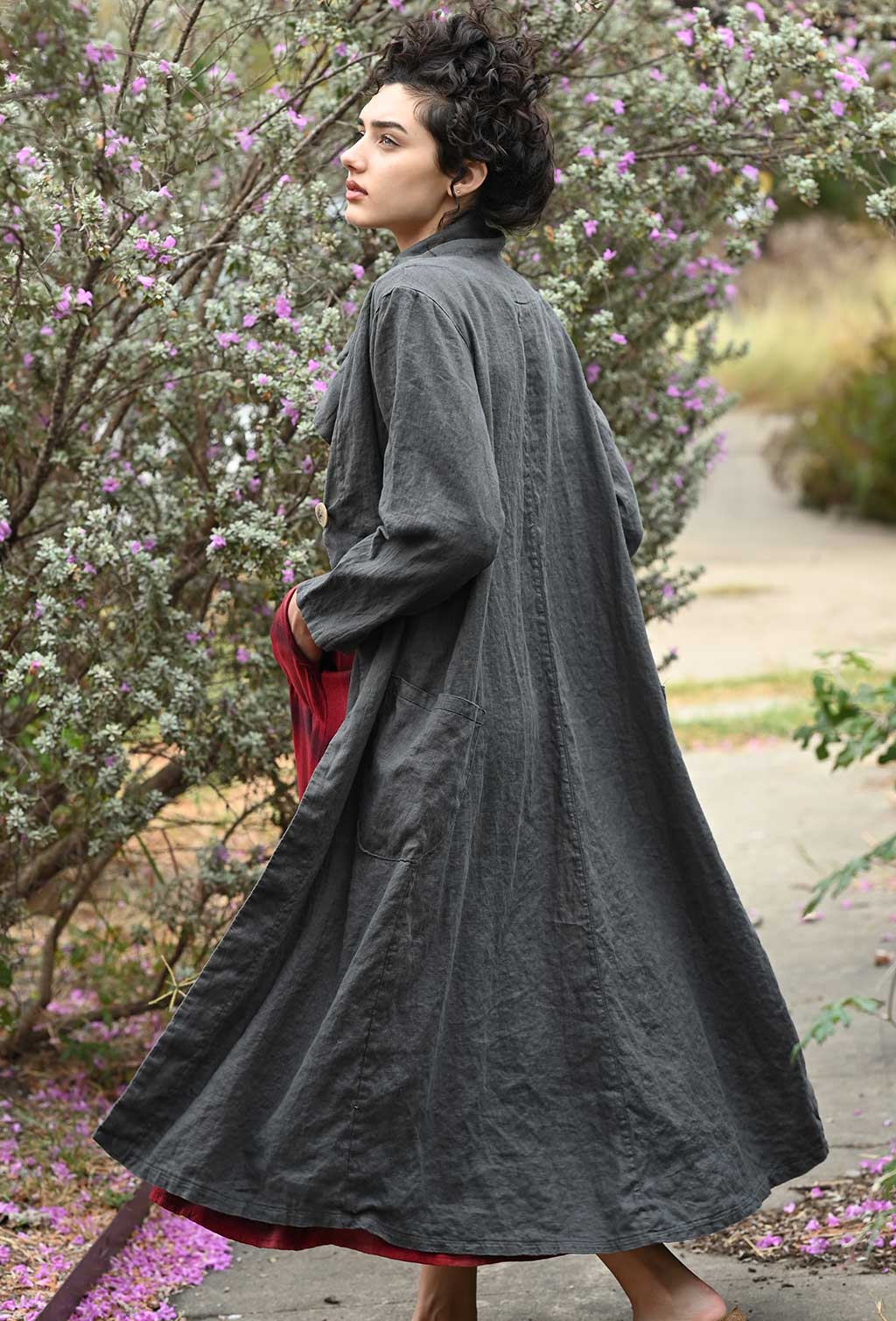 Linen Coat Jenny Duster in Linen