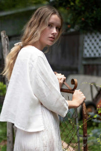 Cover Tee in Linen