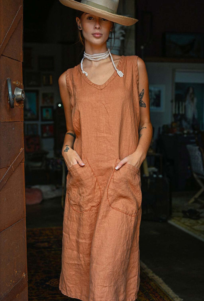 Vacation Pocket Tank Dress Celery / 1X Vacation Pocket Tank Dress Celery / 1X