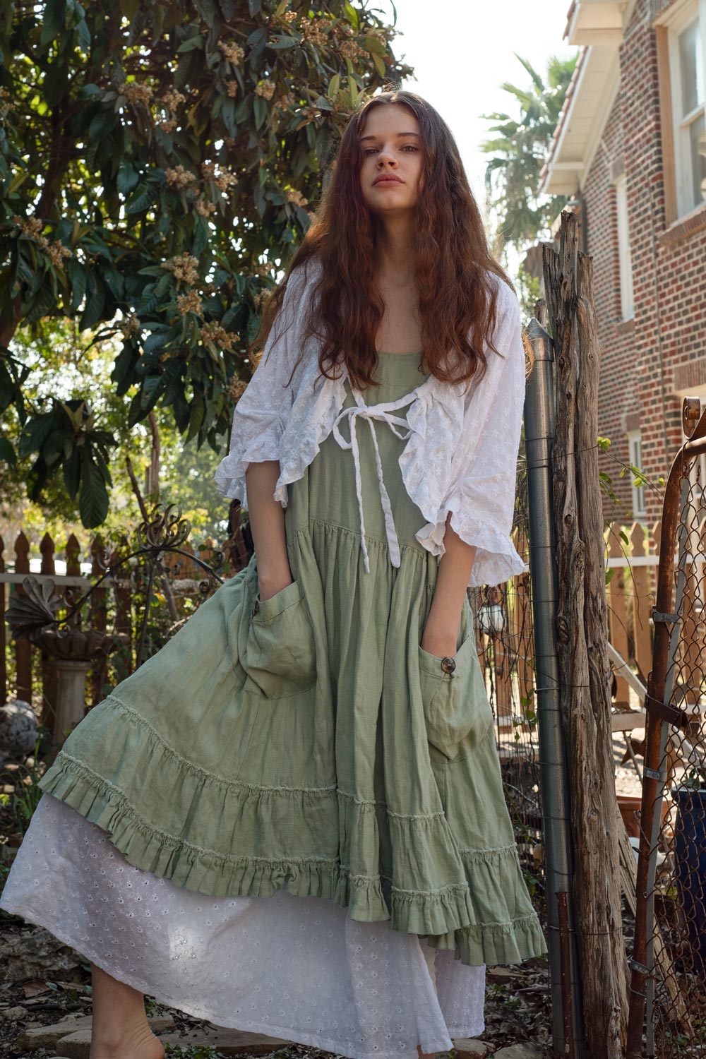 Country Jumper, Linen - Heart's Desire Clothing