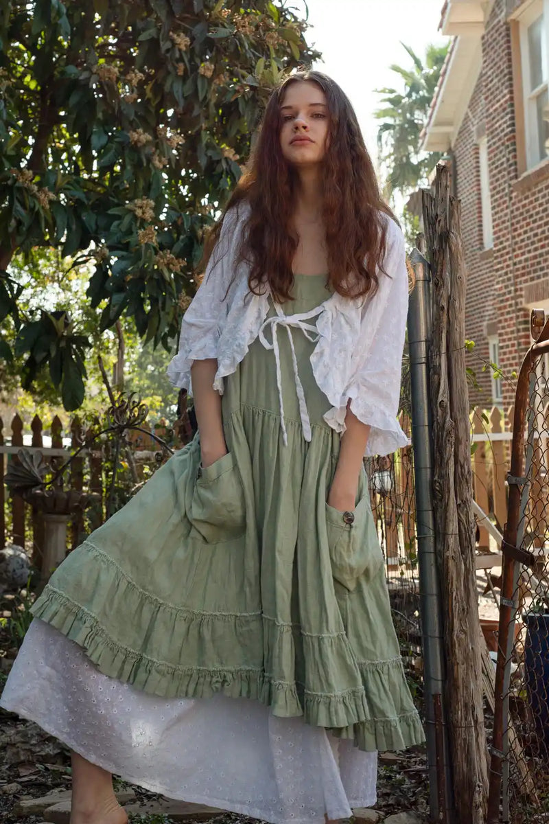 Country Jumper, Linen - Heart's Desire Clothing