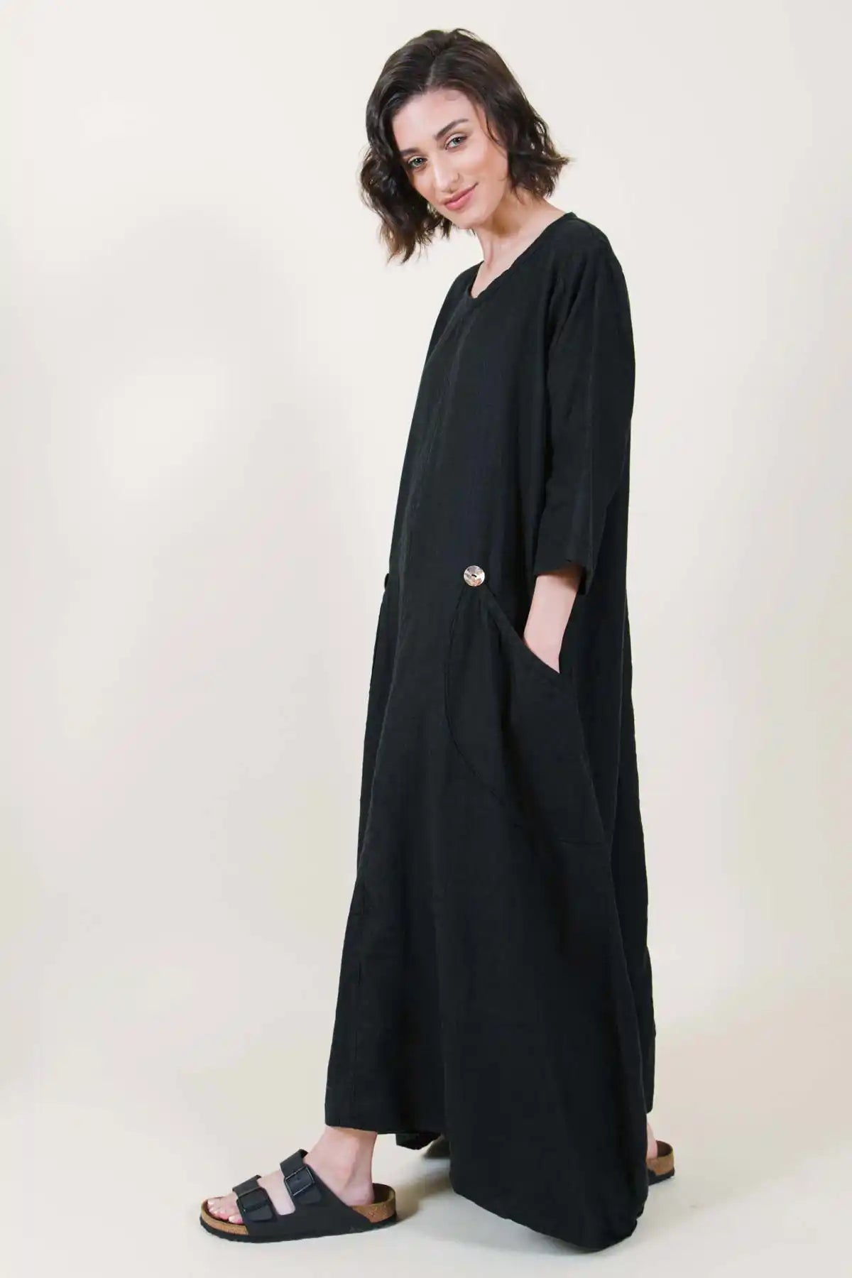 Elizabeth Dress Linen