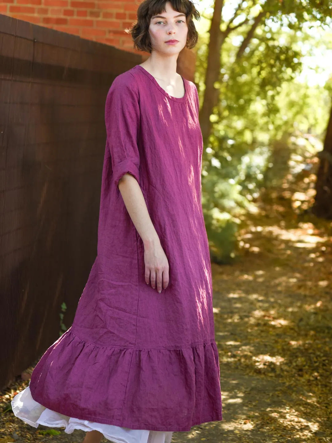 Fairy Dress, Linen Violets / 1X Fairy Dress, Linen Violets / 1X