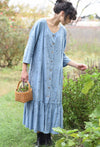 Mid Town Dress in Rayon Linen