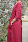 Tie Back Dress Linen