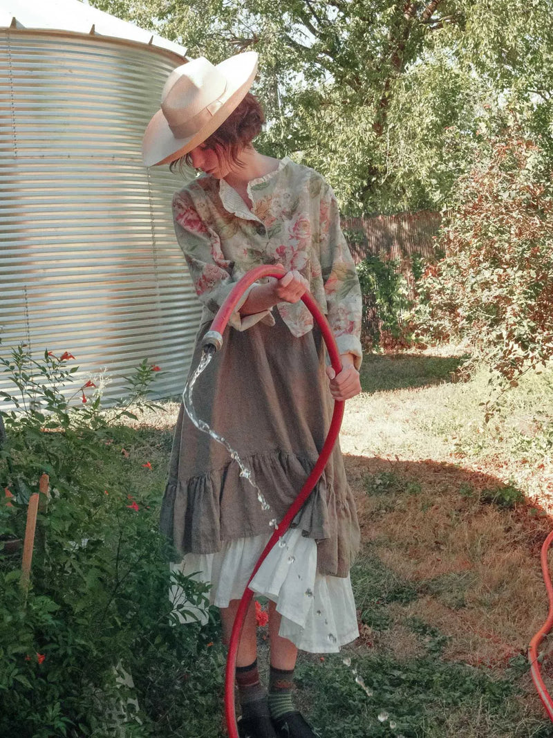 Ellie Jacket in Floral Linen Mix Up