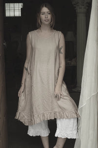 Mary Ellen Over Smock in Linen
