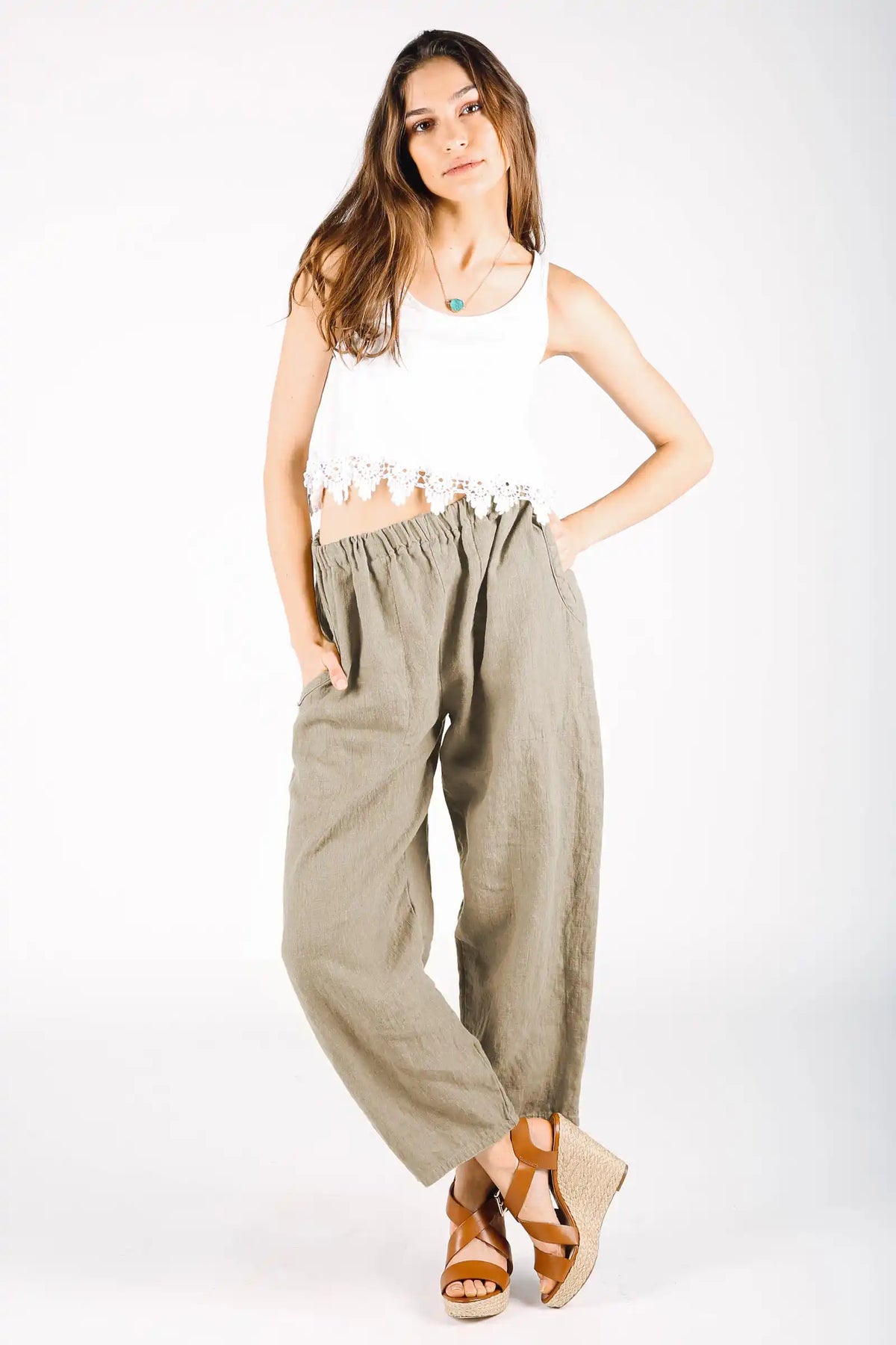 Natural linen pants Pencil Pant Linen, USA