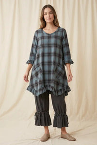 Coco Top, Flannel - Heart's Desire Clothing