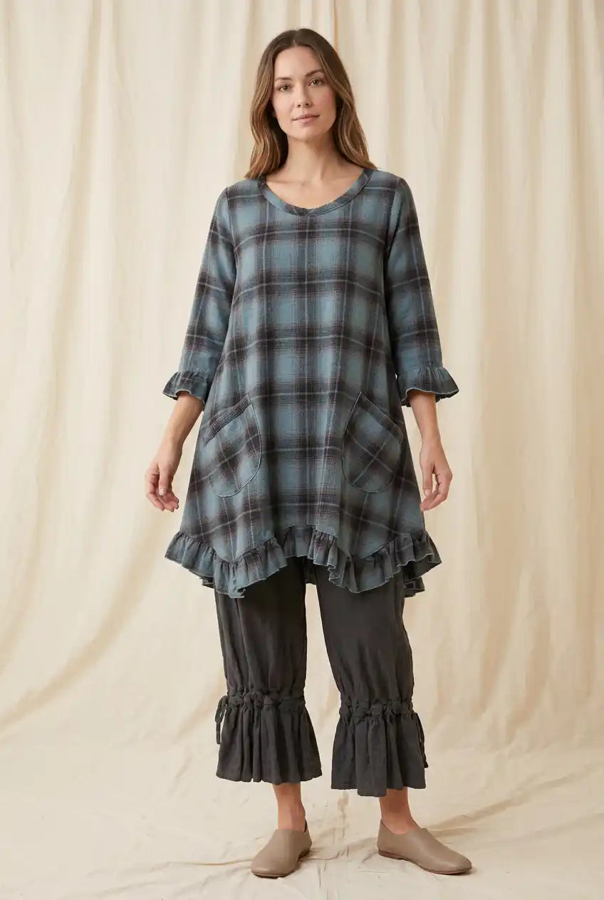 Coco Top, Flannel - Heart's Desire Clothing