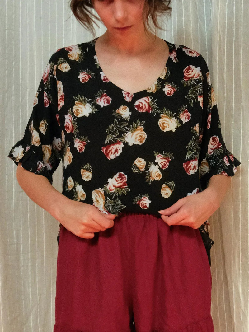 Breezy Top Rayon Floral