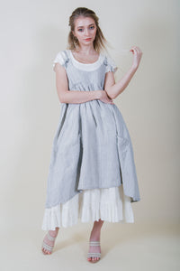 Arminda Pinafore in Linen