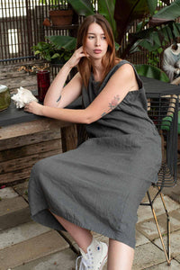 Pencil Tank Dress Linen