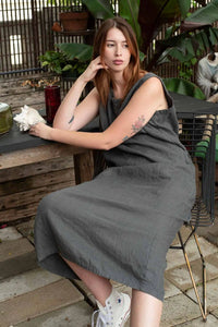 Pencil Tank Dress Linen