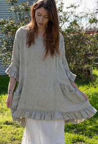 Tea Dress in Linen, USA