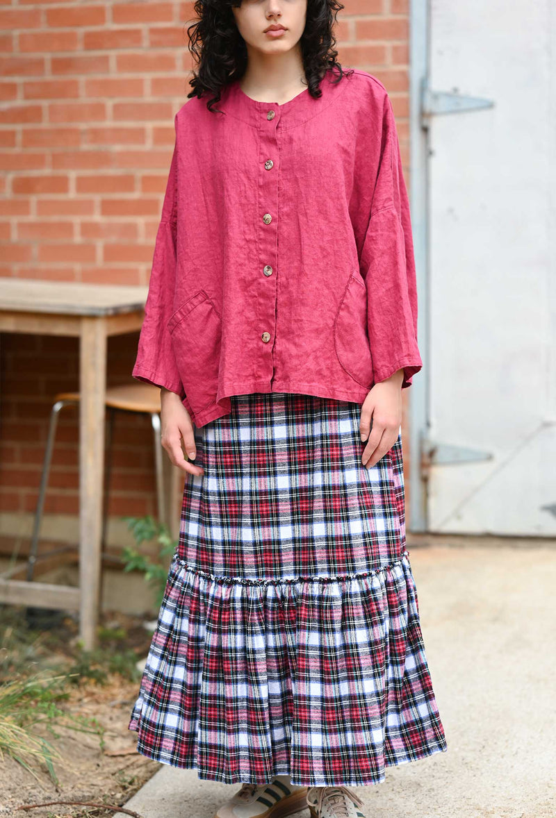 Ella Skirt in Cotton Flannel