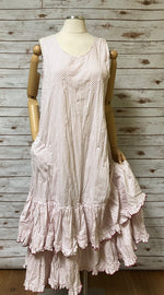Lagenlook cotton under slip petticoat dress