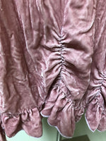 Petal Top Cap Sleeve Velvet, USA