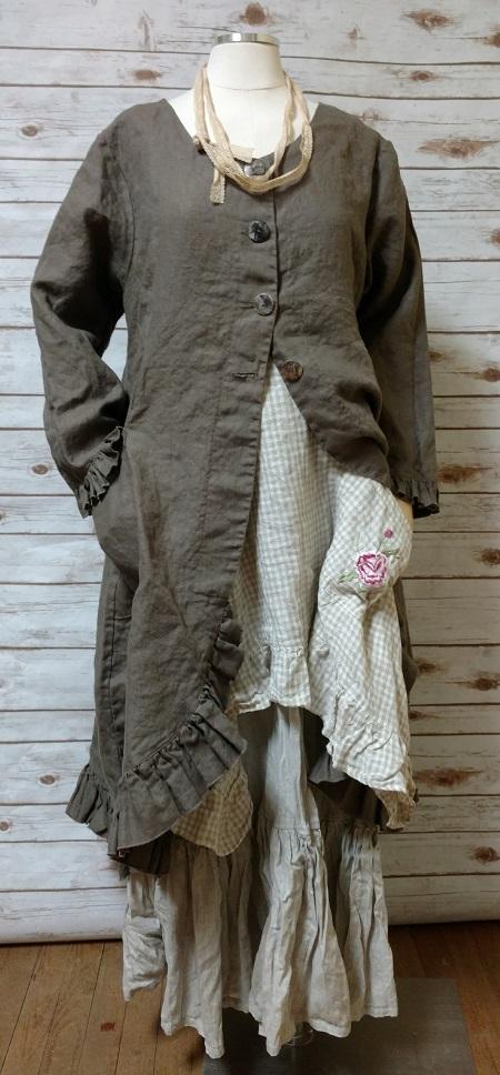 Autumn Coat in Linen