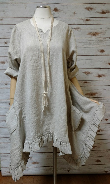 Lana Top in Linen, USA