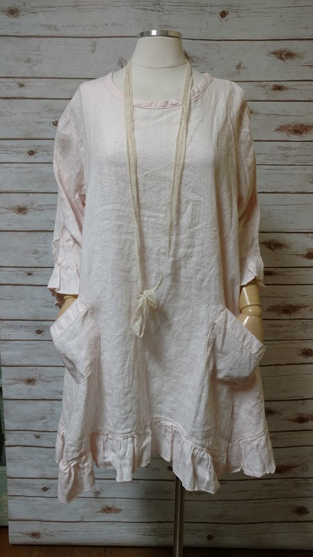CoCo Top, Linen Ocean / M CoCo Top, Linen Ocean / M