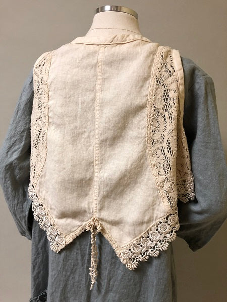 Tiny Vest Cotton Lace