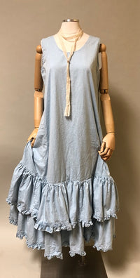 Suzanne Petticoat Cotton Chambray