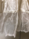 Nicole Slip Cotton Bamboo with Silk Organdy Ruffle
