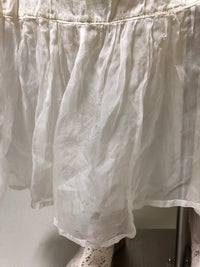 Fairy Slip Cotton with Silk Organdy Ruffle