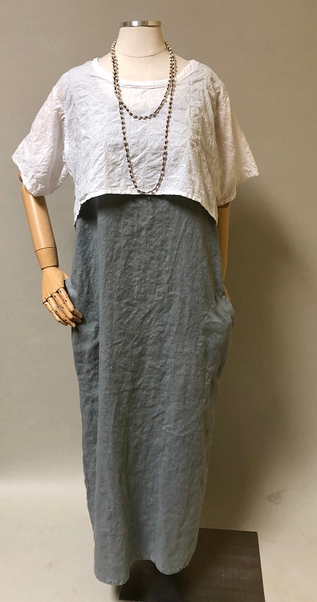 Easy Over Top Embroidered Cotton