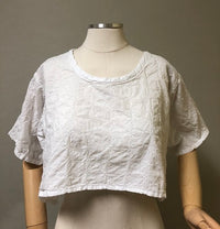 Easy Over Top Embroidered Cotton