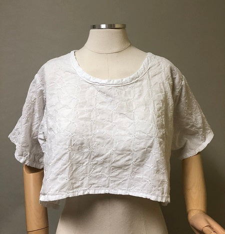 Easy Over Top Embroidered Cotton